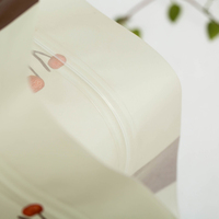 Feiao Pack conception personnalisée pochette à fond plat sac gousset en plastique collation alimentaire noix sac d'emballage avec fermeture à glissière supérieure fermeture à glissière
