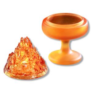 Кристаллическая горелка для благовоний в старинном стиле, вырезанная вручную полая горка, 7 комбинаций, сочетающихся с кристаллами премиум-класса - Product Image 6