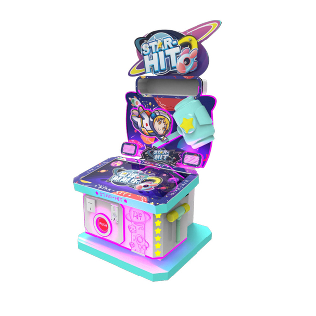 For Arcade Game Machine 32" LCD Star Hit Hammer Hitting Amusement Game for Kids English Language Customizable