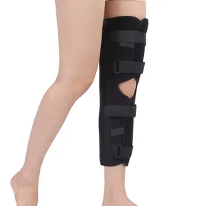 Tıbbi en iyi eklem diz desteği diz ayarlanabilir bilek ayak ortezi kırığı dizlik destek alüminyum