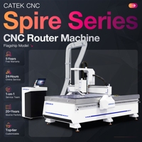 Routeur CNC 1325 pour pierre avec réservoir d'eau étanche et anti-poussière, broche à puissance constante haute vitesse pour la construction de maisons complètes