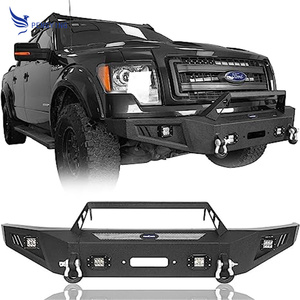 Pare-chocs avant F150 avec plaque de treuil et feux à LED pour <span class=keywords><strong>Ford</strong></span> F-150 2009 2010 2011 2012 2013 2014 (sauf <span class=keywords><strong>Raptor</strong></span>) - Product Image 2