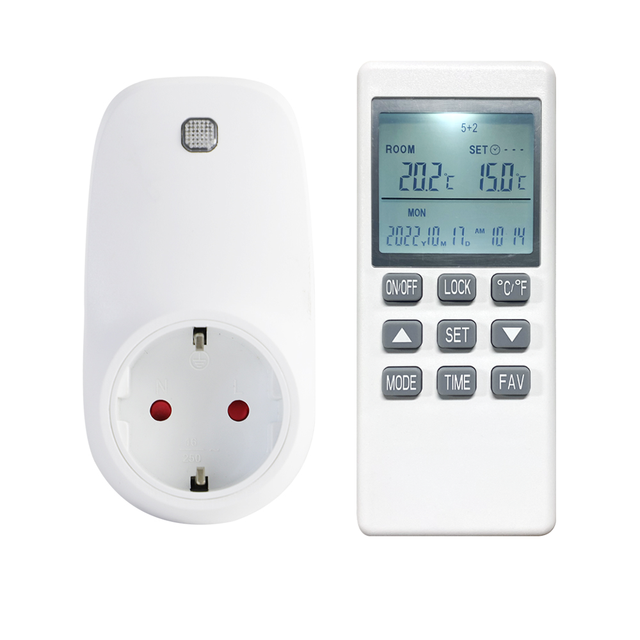 Plug -in Remote Control  Thermostat ERP Temperature Setting Week Programmable