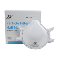 Masque facial FFP3, protection respiratoire de niveau CE, certifié pour une utilisation industrielle
