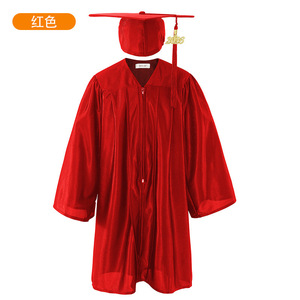 Robe de graduation tricotée Jing Zherui pour enfants et filles, uniforme scolaire pour spectacle sur scène avec étiquette et marqueurs - Product Image 2