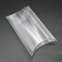 Boîte pliante transparente personnalisée en PVC de qualité alimentaire pour animaux de compagnie Boîte d'emballage cadeau pour pâtisserie cookie ccandy