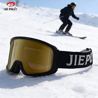 Lunettes de ski OTG personnalisées avec logo OEM, verres magnétiques de luxe pour l'extérieur, photochromiques, pour snowboard,