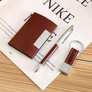 Oem Custom logo Luxury Promotional Corporate Company Father Day Gift Items <b>Notebook</b> with Pen Card Holder Business Gift <b>Set</b> - Product Image 6