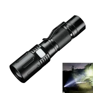 2023 Ultra Bright 400 Lumen LED Mini Keychain Flashlight USB-C Rechargeable Lights Camping