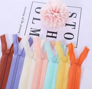 Fermeture éclair invisible en Nylon 3 #, 10 pièces de haute qualité, curseur multicolores, fermeture éclair détachable pour robe, personnalisé coloré - Product Image 6