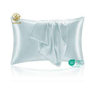 Taie d'<span class=keywords><strong>oreiller</strong></span> en soie anti-statique pour les soins capillaires, réduit la friction, housse de coussin en soie de mûrier de qualité supérieure, protection quotidienne pour le sommeil - Product Image 1
