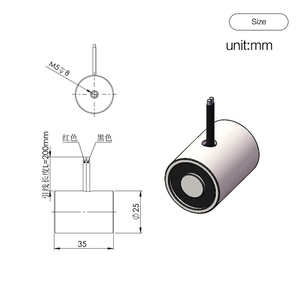 Landa XH2535 Elevador magnético 40N Electroimán de sujeción permanente 12V 24V DC <span class=keywords><strong>Mini</strong></span> imán de elevación - Product Image 6