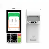 Suntek - Caja Registradora Portátil Moderna con Pago con Tarjeta de Crédito, Dispositivos POS Inteligentes con Impresora de Recibos de 58 mm