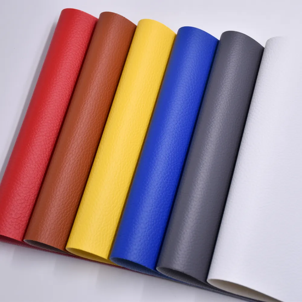 Visbella-Faux cuir artificiel en Pvc gaufré, vinyle doux pour sièges de voiture, tapisserie d'intérieur, 0.8mm