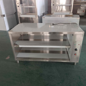 ארון חימום כלים חשמלי מנירוסטה עם גימור מוברש 200W למסעדה/מטבח - Product Image 2