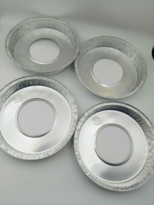 Bandeja Redonda de Aluminio para Horno <span class=keywords><strong>Omnia</strong></span>, Molde para Pan y Pasteles, Molde de Papel de Aluminio para Hornear Pasteles - Product Image 2