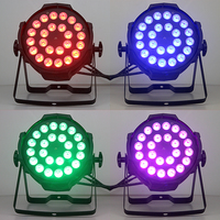 Projecteur LED RGBWAUV 24x 4-en-1, 5-en-1, 6-en-1 avec fonctions Wall Washer, Scan et Stroboscope pour DJ et discothèques