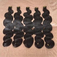 Extensions de cheveux à double trame 12 pouces, cheveux humains vierges Remy européens doublement étirés, bouclés, ondulés, 100g, pour salon