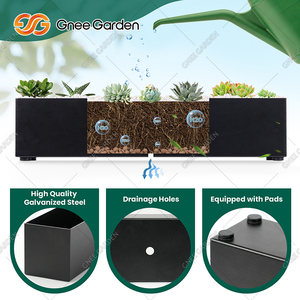 กล่องชาวไร่เหล็กสำหรับตกแต่งสวนในเมืองที่ทันสมัยและมีสไตล์ - Product Image 1