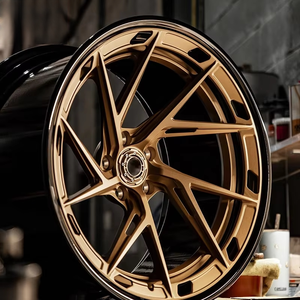 Jantes en aluminium moulé sous pression, 2 pièces, 20-22 pouces, ajustement personnalisé, finition or foncé, nouvelles jantes pour Infiniti Q50/Q60/FX35 et pour 22x12 - Product Image 4