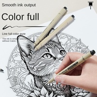 Crayon de dessin professionnel pour artistes, design artistique, croquis, crayon noir diffuseur, crayon de dessin à pointe en plastique imperméable et à séchage rapide pour enfants