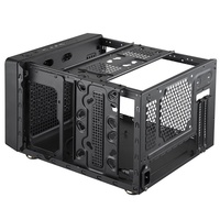 Boîtier d'ordinateur de bureau Jinhetian Vision N1 Micro ATX ITX petit format HTPC refroidi par eau blanc neuf sans ports frontaux