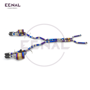 Sistema de Escape con Válvula de Titanio Ecnal Valvetronic para BMW E60 <span class=keywords><strong>E61</strong></span> <span class=keywords><strong>M5</strong></span> 5.0L 2003-2009, con Acabado Antioxidante y Silenciador - Product Image 2