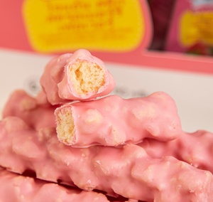 KENLAIFU Pastelitos <span class=keywords><strong>de</strong></span> Hojaldre Halal con Cobertura <span class=keywords><strong>de</strong></span> <span class=keywords><strong>Chocolate</strong></span> Agridulce, Bocadillos Crujientes y Sólidos - Product Image 1