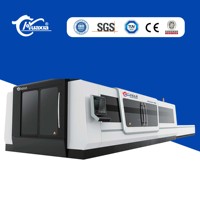 Machine de découpe laser de métal 3KW, découpeuse laser à fibre CNC 4x8 pieds pour aluminium et laiton