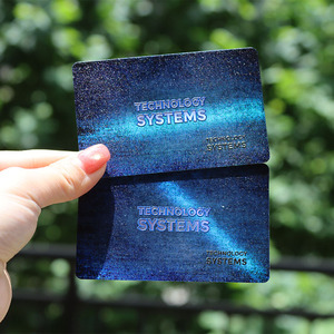 可定制智能名片二维码213 215 216哑光黑色聚氯乙烯射频识别NFC门禁产品可打印 - Product Image 3