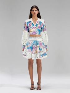 A11068 Ethnique Folklorique Maxi Personnalisé Haute Qualité Ukrainien Brodé Floral Décontracté Abaya Caftan Robe Longueur Genou - Product Image 6
