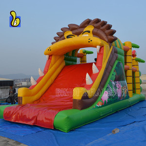 Casa hinchable gigante con tobogán de animales, Combo de <span class=keywords><strong>León</strong></span> inflable con tobogán, gran oferta - Product Image 5