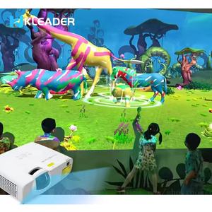 Jeux de peinture interactifs Mural 3D interactif pour enfants Projection de dessin magique AR Projection de dessin animé de poissons d'aquarium - Product Image 3