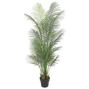 Factory UV protect Plastic artificial palm trees and outdoor Artificial tree plants