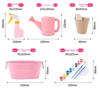 Ensemble d'outils de jardin pour enfants, mini pelle pour creuser dans le sable, ensemble de jeu d'imitation