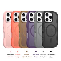 Étui de téléphone portable magnétique à chargement sans fil anti-chute en TPU souple pour iPhone 14 15 16 Plus 16e 17e 17 Air Pro Pro Max
