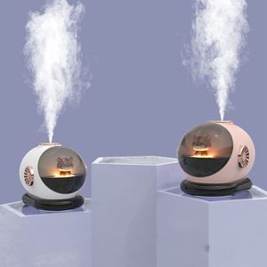 Mini Humidificador Portátil DC 5V/1.0A 280ml con Apagado Automático, Humidificador de Atomización para Oficina y Dormitorio, Blanco, 1200mAh - Product Image 5