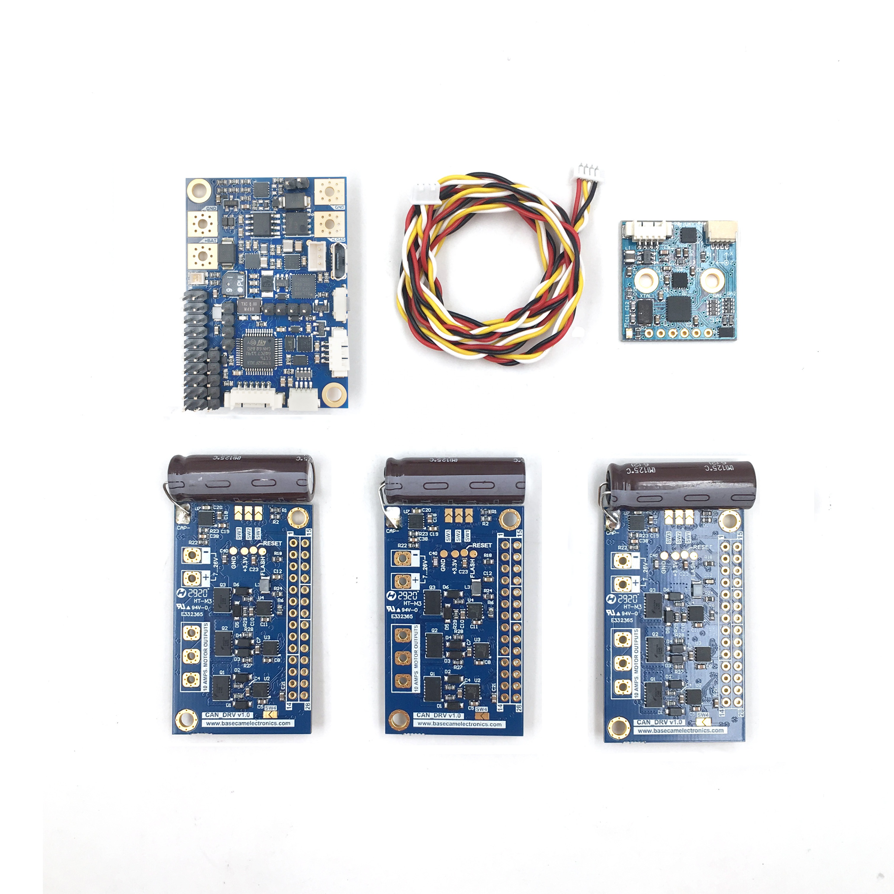 BaseCam SimpleBGC ระบบควบคุมกิมบอล,กิมบอลแบบ32บิตพร้อมเซ็นเซอร์ MCU IMU 3สามารถควบคุมและสายเคเบิ้ลสำหรับระบบกันสั่นกิมบอล3แกน