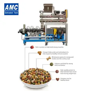 Amc Full Production + Dog Food Machine Suppliers + Pet Food Making Machine + Dog Food Machine Suppliers