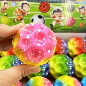 Pelotas Espaciales de Espuma PU de Alto Rebote, Juguetes Sensoriales Antiestrés con Correa para la Muñeca para Niños, Alivio de Presión - Product Image 3