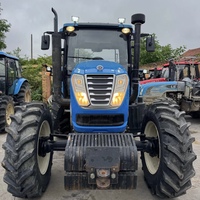 Tractor LS 1304 de Segunda Mano de Alta Calidad, Tracción en las Cuatro Ruedas, 6 Cilindros, 130 Caballos de Fuerza, Motor Luoyang, Cabina con Aire Acondicionado, Caja de Cambios