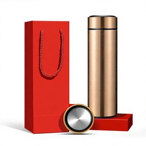 BPA Free Business Promotional Stainless Steel Water Milk Vacuum Bottle Flask Tumbler With <b>Tea</b> Strain <b>Infuser</b> With Gift Box - Product Image 1