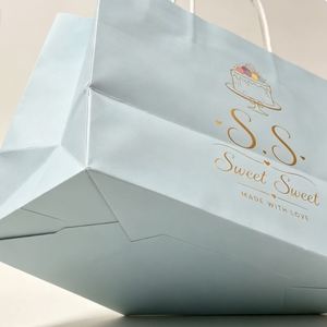 Recyclable Eco-Friendly Kraft Paper <b>Bag</b> with Handle Custom Logo and for Food Promotion and <b>Craft</b> Use - Product Image 5