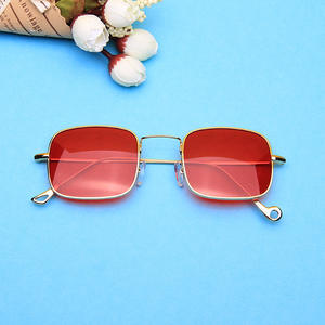 Lunettes de soleil carrées E3-311, monture dorée, verres en acétate, unisexe, légères, protection solaire, pour la pêche, la mode, la conduite, la scène - Product Image 4