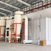 Máquina de Recubrimiento Electrostático en Polvo Equipada con un Horno de Recuperación Ciclónico/Línea de Recubrimiento en Polvo para Paneles Metálicos
