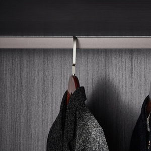 อุปกรณ์ยึดราวแขวนเสื้อผ้า TS1409 แบบสอดสลักเกลียว ราวเดี่ยว รูปทรงสี่เหลี่ยมผืนผ้า ราวแขวนเสื้อผ้า ตู้เก็บของ - Product Image 2