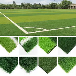 Low price 50mm turf football artificial synthetic grass for soccer fields