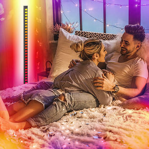 Lámpara de esquina Rgb que cambia de color música melodía luz Tuya lámpara de pie - Product Image 5