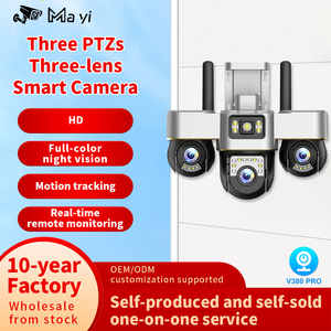 Telecamere di Sicurezza PTZ V380 per Esterni, Visione Notturna 4G, 9MP HD, Rotazione a 360 Gradi, Telecamera Panoramica - Product Image 3