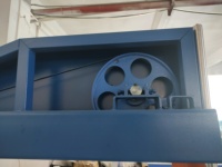 Máquina de Corte Vertical Automática para Empaquetado, Controlada por PLC, Esponja de Fregado Azul/Roja, Control Remoto, Alta Eficiencia